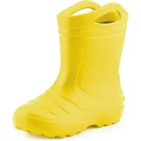 Ladeheid Enfants Filles Garçons Bottes en caoutchouc Eva Thermo ultra-légères et doublées KL051 (Sonnig, 23)