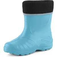 Ladeheid Enfants Filles Garçons Bottes de pluie thermo Eva doublées KL058 (bleu clair, 26)