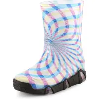 Ladeheid Bottes en caoutchouc pour enfants (filles et garçons), doublées, modèle Swk2021BW (motif 53, 23/24)