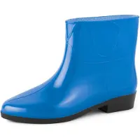 Ladeheid Bottes courtes en caoutchouc pour femmes LAZT201801 (bleu, 37 UE)