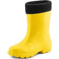 Ladeheid Femmes Thermo Eva Bottes en caoutchouc poids plume LALMG879 (jaune/noir, 37 UE)