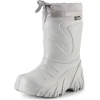 Ladeheid Bottes en caoutchouc d'hiver Eva Thermo ultra-légères pour enfants (filles et garçons), doublées, LA-835 (gris/mélange, 22/23 EU)