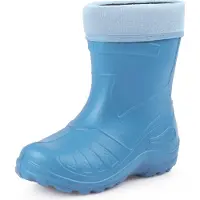 Ladeheid - Bottes de pluie Eva Thermo ultra-légères pour filles et garçons, doublées, KL050 (bleu clair, 25 EU)