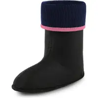 Ladeheid - Chaussettes chaudes pour bottes en caoutchouc, pour filles et garçons, à porter à l'intérieur des bottes KL058 (rose clair, taille 34 EU)