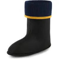Ladeheid - Chaussettes chaudes pour bottes en caoutchouc, filles et garçons, à porter à l'intérieur des bottes KL058 (Sonnig, taille 35 EU)