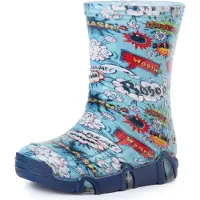 Ladeheid Enfants Filles Garçons Bottes en Caoutchouc Doublées SwkBW (Multicolore Bang, 21/22)