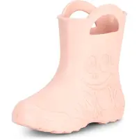 Ladeheid Eva Enfants Garçons Filles Bottes de pluie LA-CA-01 (rose poudré, 34/35 UE)