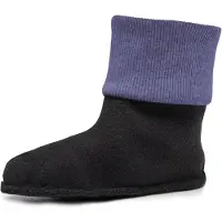 Ladeheid Enfants Bottes de Caoutchouc Chaussettes de Bottes Chaussettes Chauffantes pour Bottes de Pluie LA-CA-10 LA-CA-11(Cobalt, 24/25)