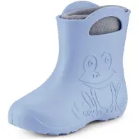 Ladeheid Eva Enfants Garçons Filles Bottes de pluie fourrées LA-CA-03 (Bleu clair, 28/29 EU)