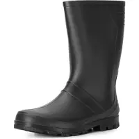 Ladeheid Bottes PVC pour hommes et femmes LA-959 (noir, 47 UE)
