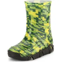 Ladeheid Enfants Filles Garçons Bottes en caoutchouc doublées Swk2021BW (modèle-43, 23/24)