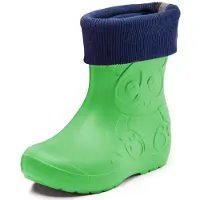 Ladeheid Bottes en caoutchouc ultra-légères pour enfants Thermo avec doublure LA-CA-Panda249 (vert, 22/23)