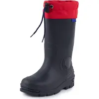 Ladeheid Enfants Filles Garçons Bottes de pluie LARB014 (bleu marine, 21)