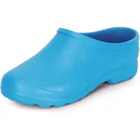 Ladeheid femmes et hommes sabots légers Eva sabots de jardin chaussures de jardin LADW001 (bleu, 46)