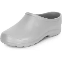 Ladeheid femmes et hommes sabots légers Eva sabots de jardin chaussures de jardin LADW001 (gris 2183, 46)