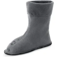 Ladeheid Femmes Chaussettes Chauffantes pour Bottes de Caoutchouc LA-CA-09 LA-CA-12(Gris Foncé, 38/39)