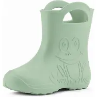 Ladeheid Eva - Bottes en caoutchouc pour enfants (garçons et filles) - Chaussures de pluie LA-CA-01 (vert olive, 28/29 EU)