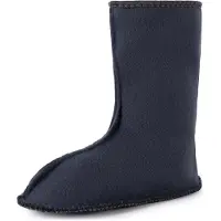 Ladeheid Enfants Filles Garçons Chaussettes Chauffantes pour Bottes en Caoutchouc LA-CA-10 LA-CA-11 (Graphite, 30/31 EU)