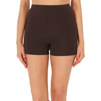 Merry Style Femmes Short cycliste Caleçon Hotpants Pantalon court Boxer en viscose MS10-391(Marron, S)