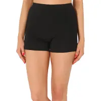 Merry Style Femmes Short cycliste Caleçon Hotpants Pantalon court Boxer en viscose MS10-391(Noir, L)