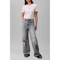 Calvin Klein Lv047ab213 Short Sleeve Top Blanc L Femme