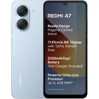 Xiaomi Redmi A7 (6.88" - 64 Go, 3 Go RAM) Bleu (64 Go, Bleu, Bleu ciel, Bleu clair, Bleu clair, 6.88", Double SIM, 4G), Téléphone portable, Bleu