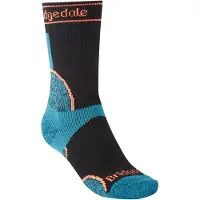 Bridgedale Midweight T2 Merino Sport Crew Socks Noir EU 41-43 Femme