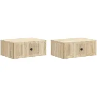 vidaXL Cabinet de chevet 2 pcs Chêne Sonoma 49 x 34,5 x 20 cm