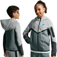 Nike Tech Enfant - Sweats à capuche, Gris - Taille 158 - 170 CM
