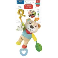 Clementoni BABY ours en peluche avec clip à suspendre