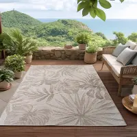 HomebyHome Tapis d’Extérieur Imperméable et Résistant aux UV Idéal pour Cuisine Balcon Terrasse Jardin et Salon, Taille: 160x230 cm