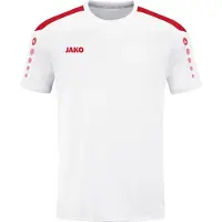 Jako Power Maillot manches courtes enfants - Blanc / Rouge