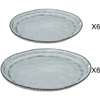 Secret De Gourmet Set d'assiettes FLOWER, 12 pc.