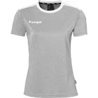Kempa Emotion 27 chemise femmes - gris foncé chiné/blanc, Taille:XL
