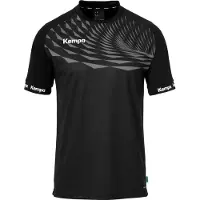 Kempa Wave 26 Short Sleeve T-shirt Noir 128 cm Enfants