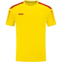 Jako Power Maillot manches courtes enfants - Jaune / Rouge