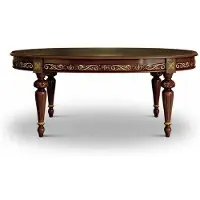 Casa Padrino Luxury Baroque Dining Table Brown / Gold 160-210 cm - Meubles baroques - Italy