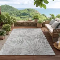 HomebyHome Tapis d’Extérieur Imperméable et Résistant aux UV Idéal pour Cuisine Balcon Terrasse Jardin et Salon, Taille: 280x370 cm