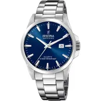 Festina Montre à affichage analogique bleu