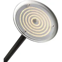 Unilux UNiLUX400153677 Lèche-plafond à LED PRYSKA, avec variateur, hêtre/noir