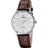 Festina Montre à affichage analogique blanc