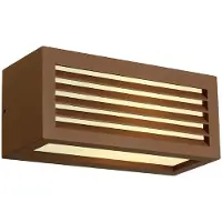 SLV Box-L Applique carrée IP44 Up/Down E27 rouille