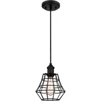 WESTINGHOUSE Suspension Nathan noir mat avec 1 source lumineuse
