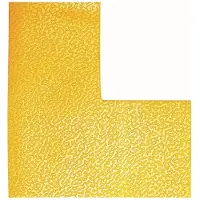 Durable Marquage de places de stationnement , autocollant en forme de L, pour sols, 10 p.