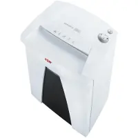 HSM Destructeur de documents SECURIO B24, niveau de sécurité 5, coupe en particules de 1,9 x 15 mm, 11 feuilles, lubrificateur, blanc