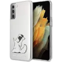 Karl Lagerfeld Cas (Samsung Galaxy S21+), Coque pour téléphone portable, Transparent