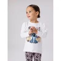 Name it T-Shirt 'NMFJINA STITCH' saphir / or / magenta / blanc