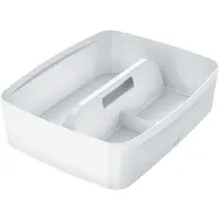 Leitz 5322-40-01 MyBox Einsatz für Aufbewahrungsboxen 6,0 l weiß 37,5 x 30,7 x 10,1 cm