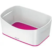 Leitz Bac de rangement myBox A5 blanc/rose