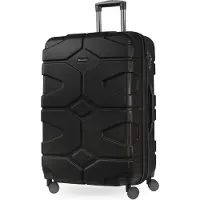 Hauptstadtkoffer - X-Kölln - Valise à coque rigide XL avec extension, valise à roulettes, grande valise de voyage, extensible, TSA, 76 cm, 120 litres, noir